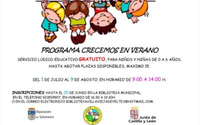 Programa crecemos en verano