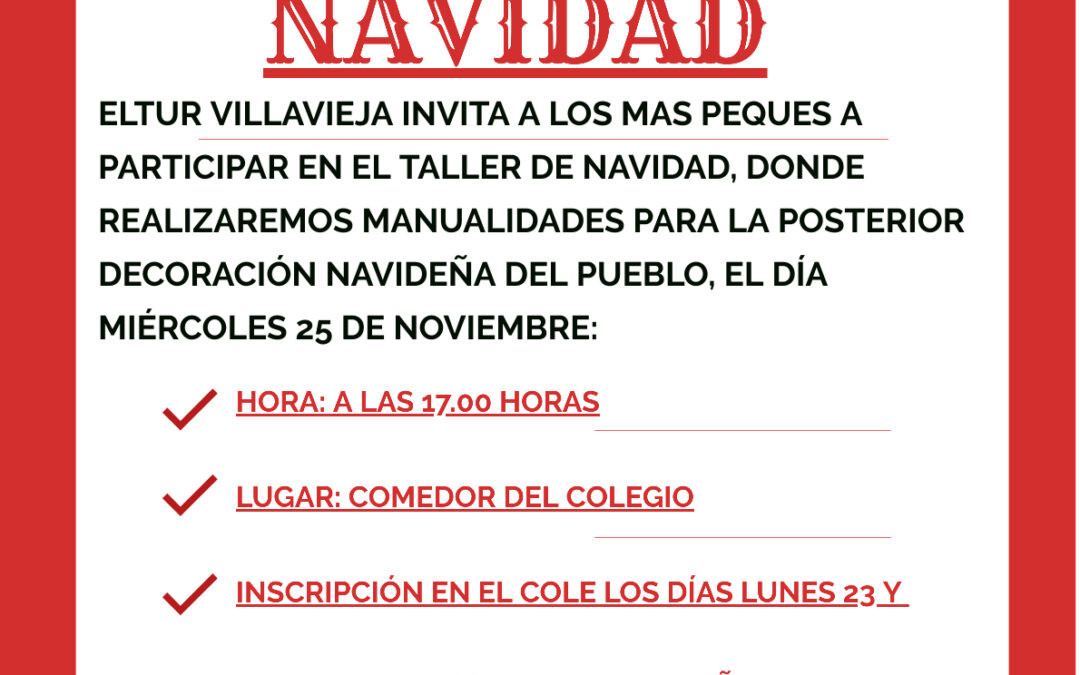 Taller de Navidad