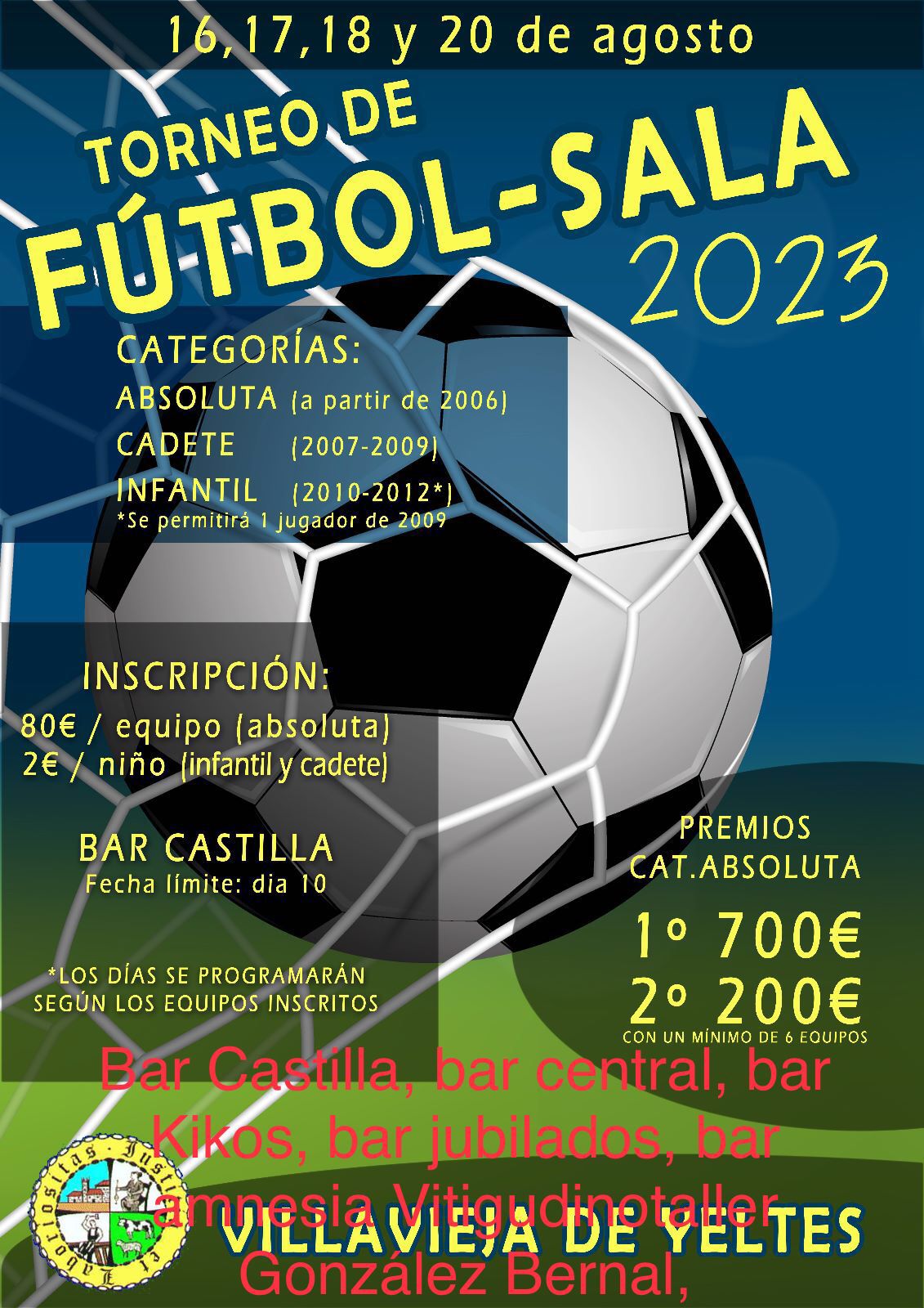Torneo de fútbol sala