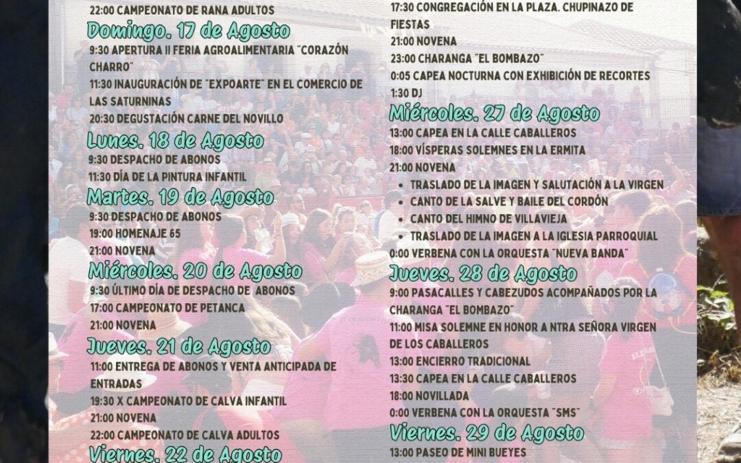 Programa Ferias y Fiestas 2025